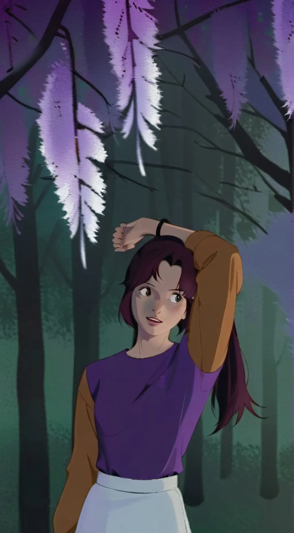 ai character: Kayley background