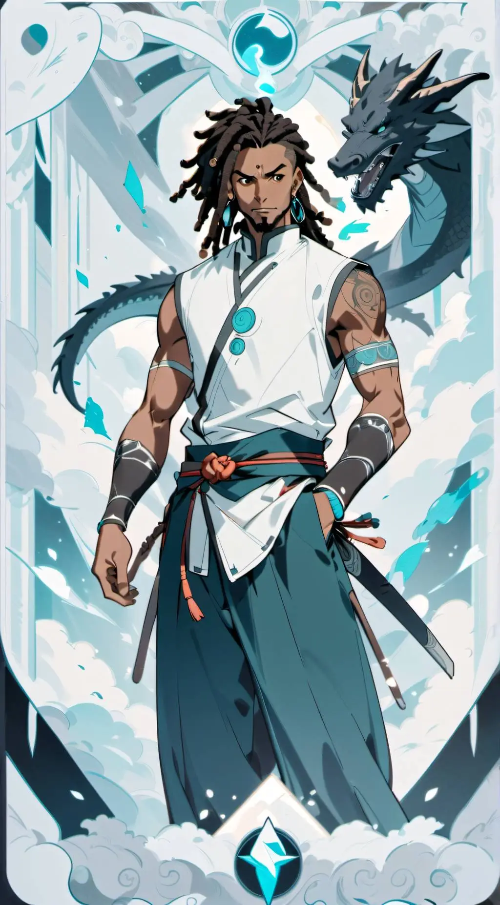 ai character: Marks  background