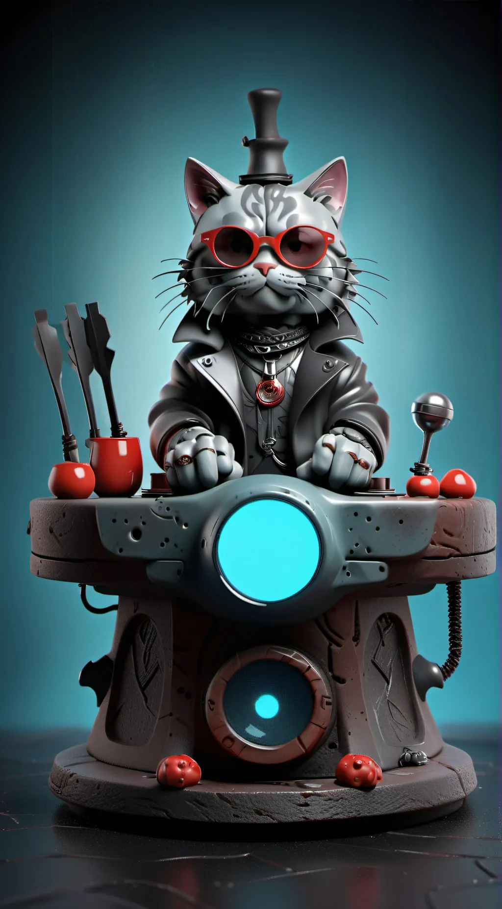 ai character: Agent fish fry  background