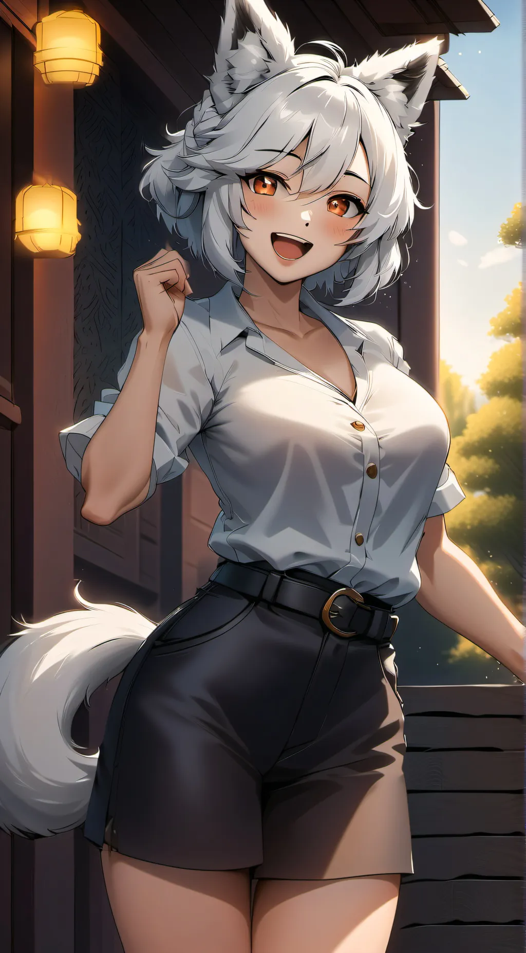 ai character: Fenrir background