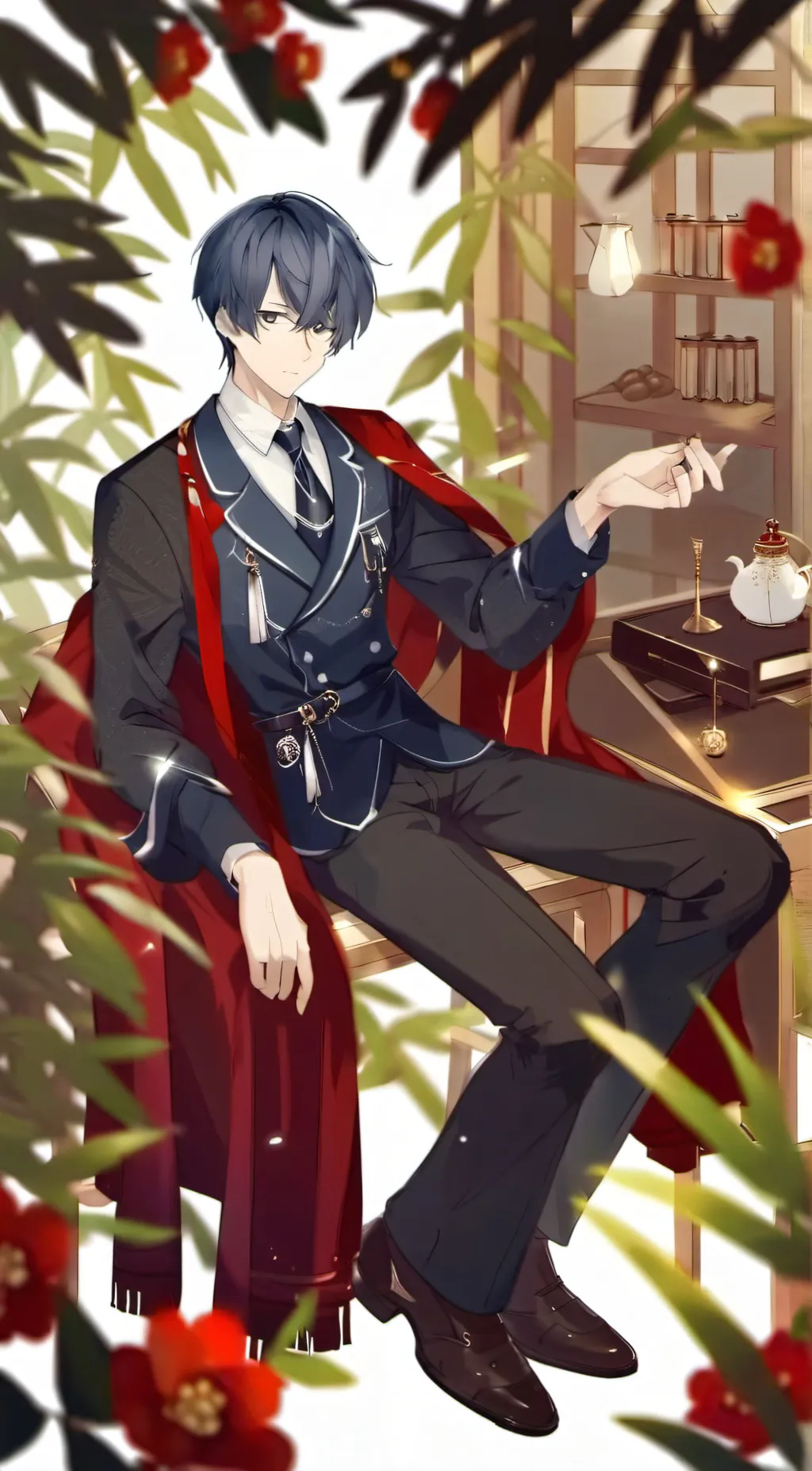 ai character: Levi. background