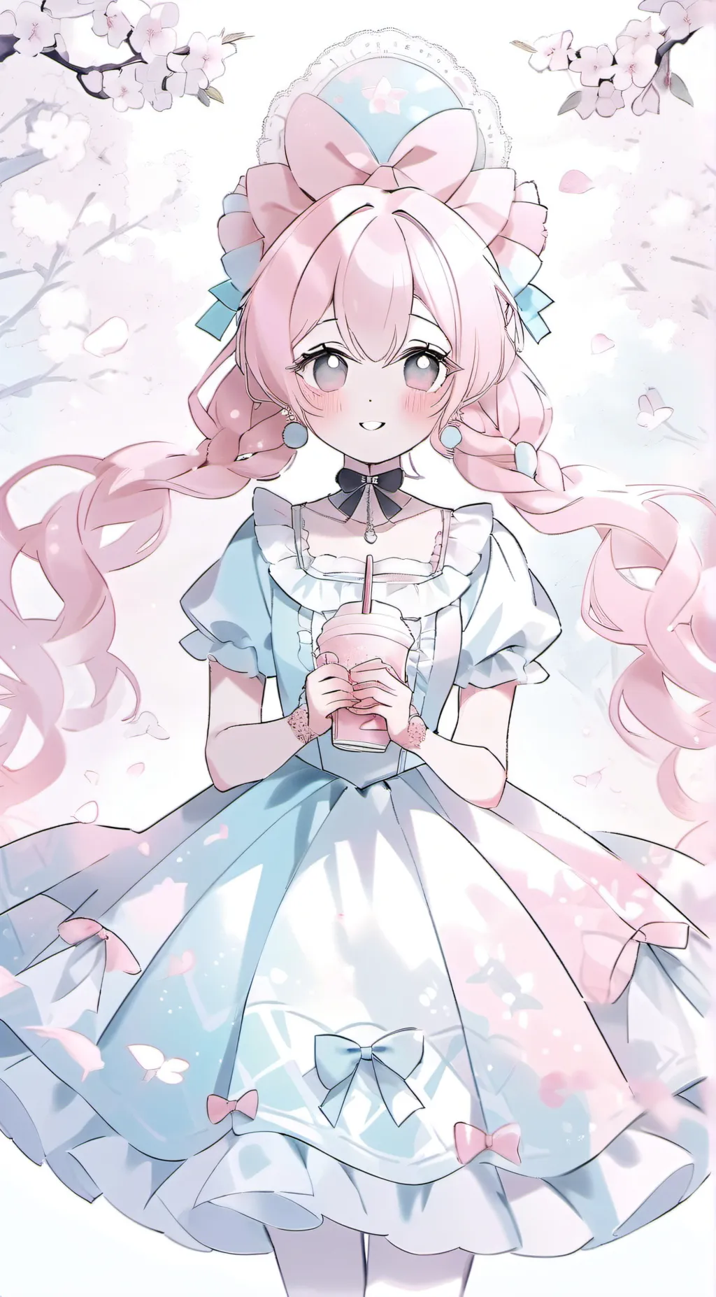 ai character: Miss circle background