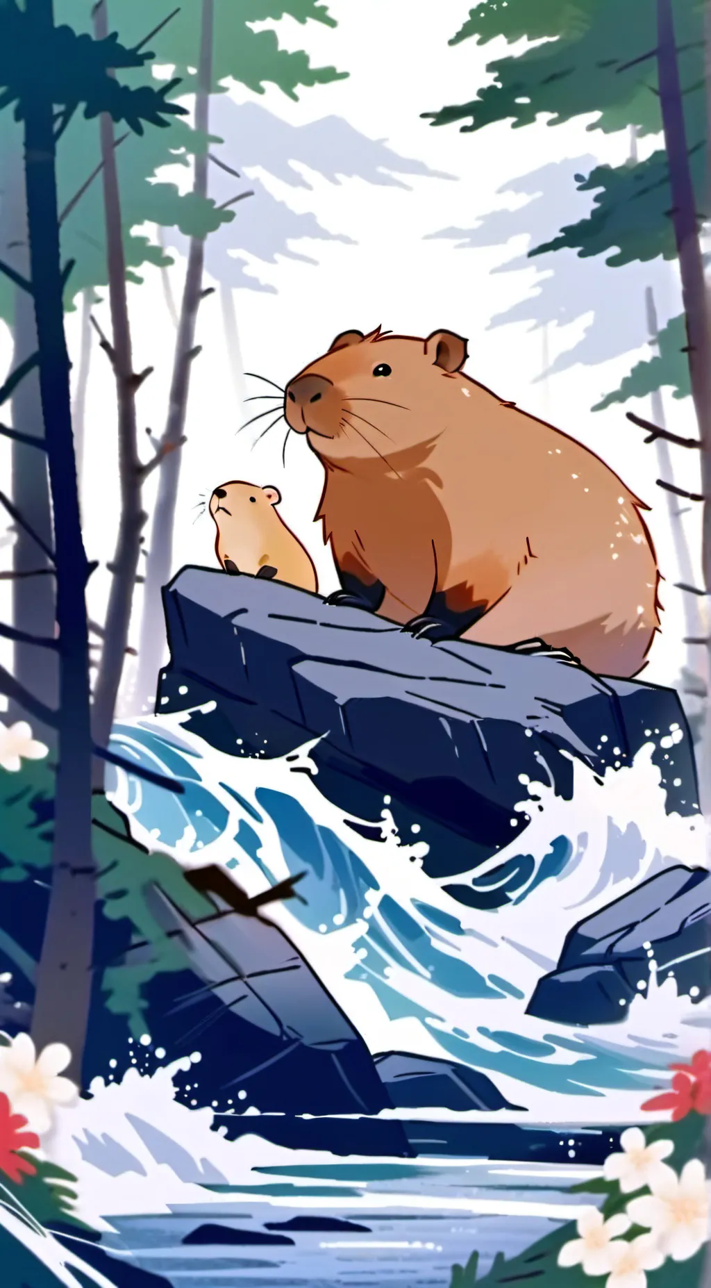 ai character: 3 Upper Moons background