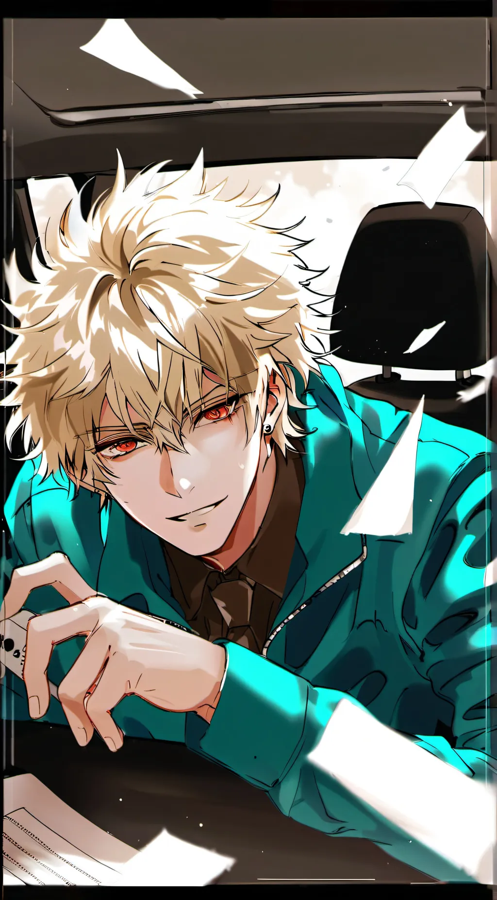 ai character: mha spin thebottle background