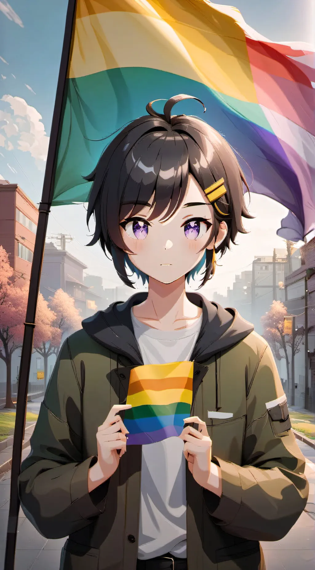 ai character: Ash background