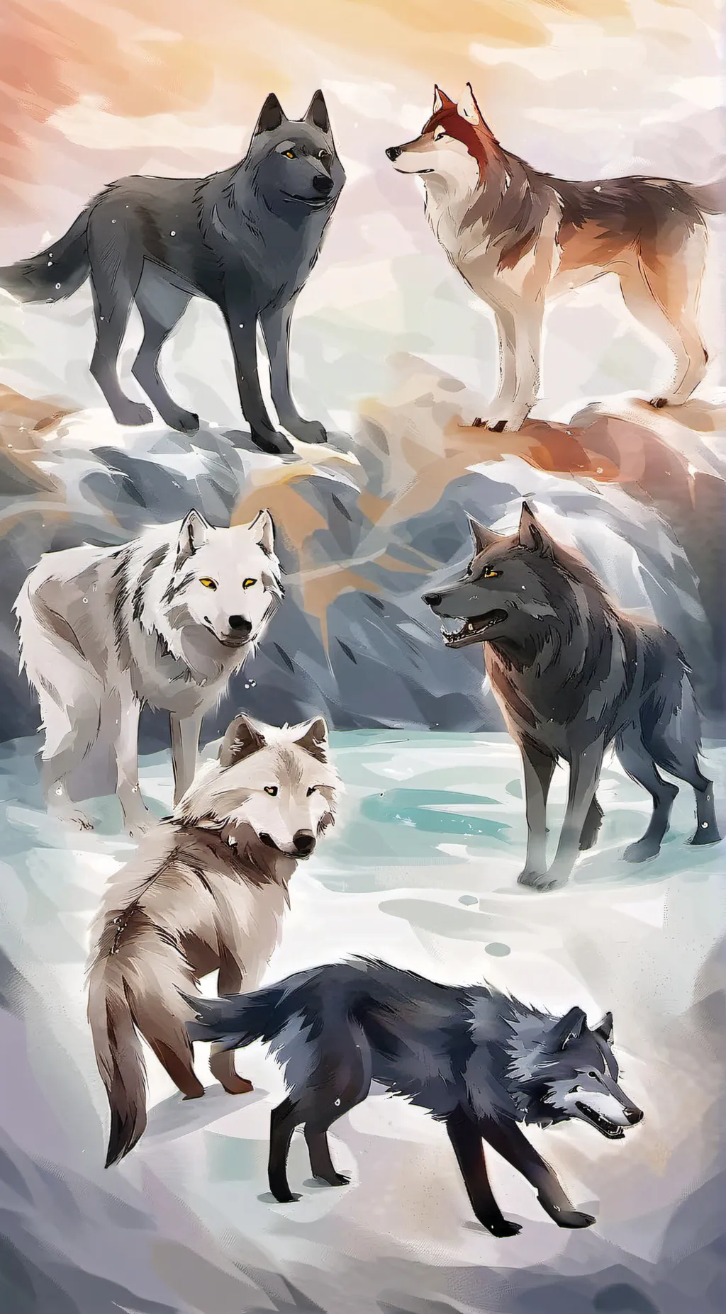 ai character: The Light pack background