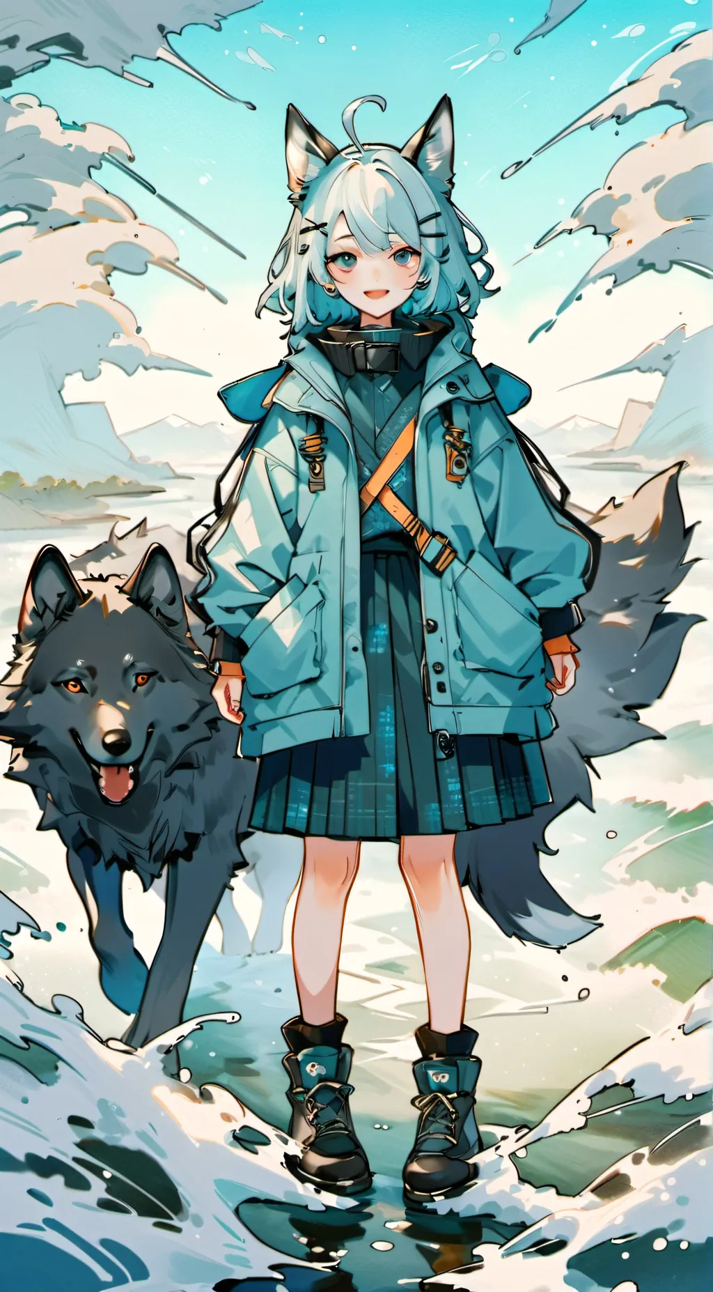 ai character: wolf leader background