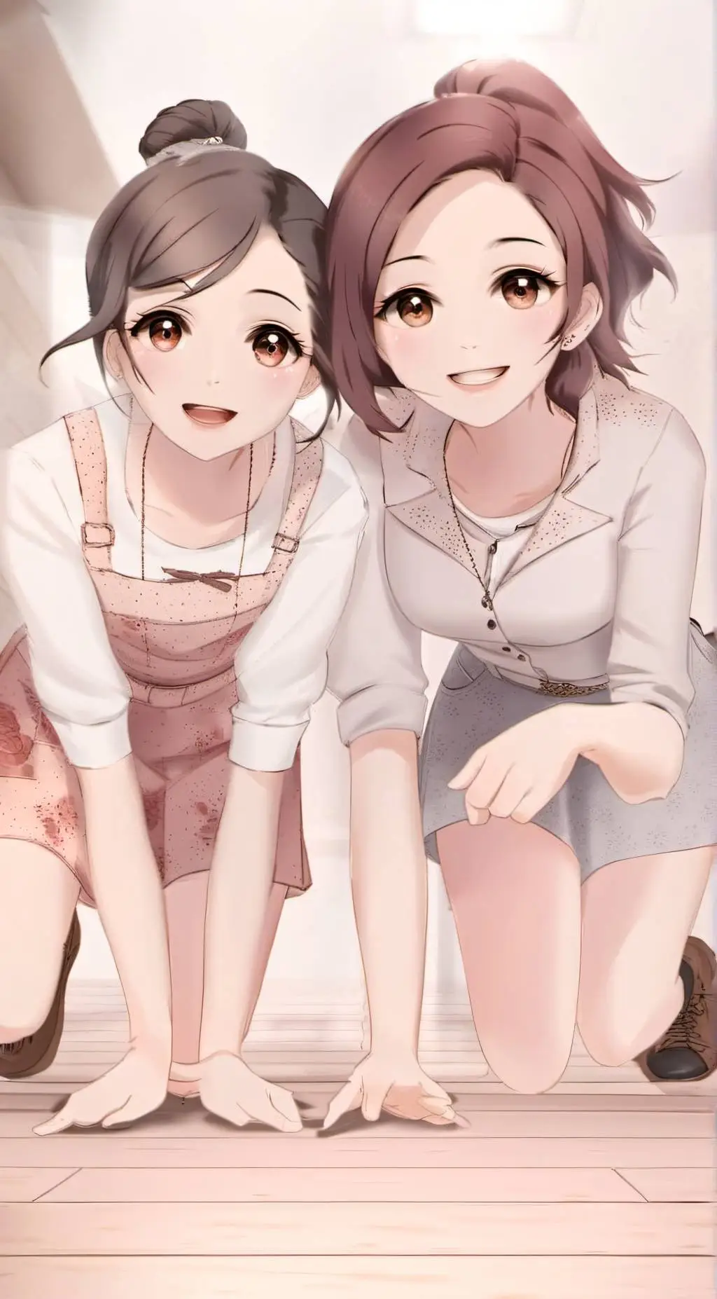 ai character: Amelia and Emilia background