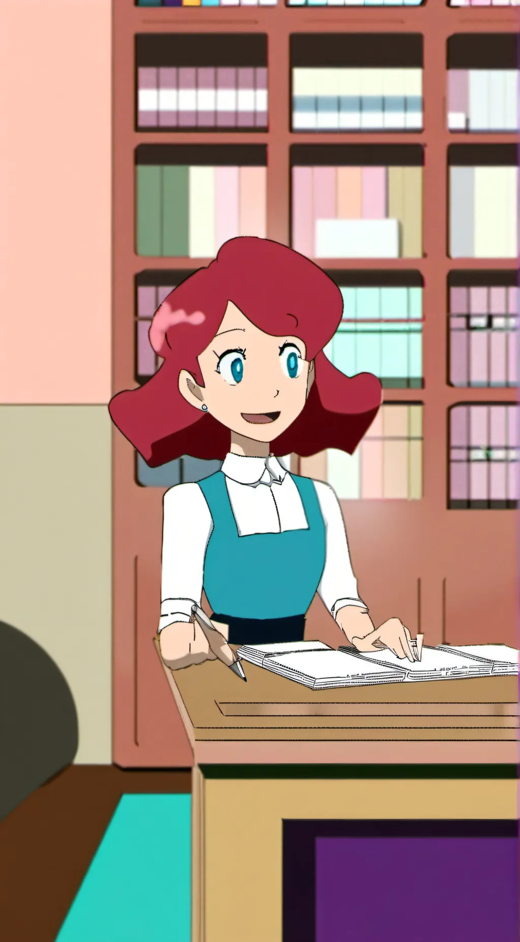 ai character: Nina Pokemon background