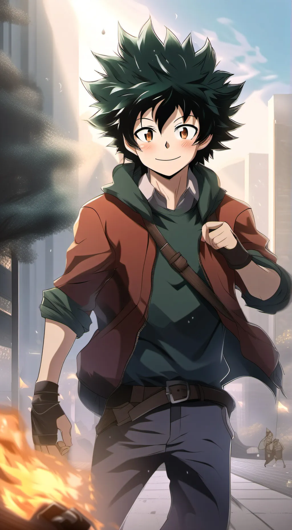 ai character: deku lol background