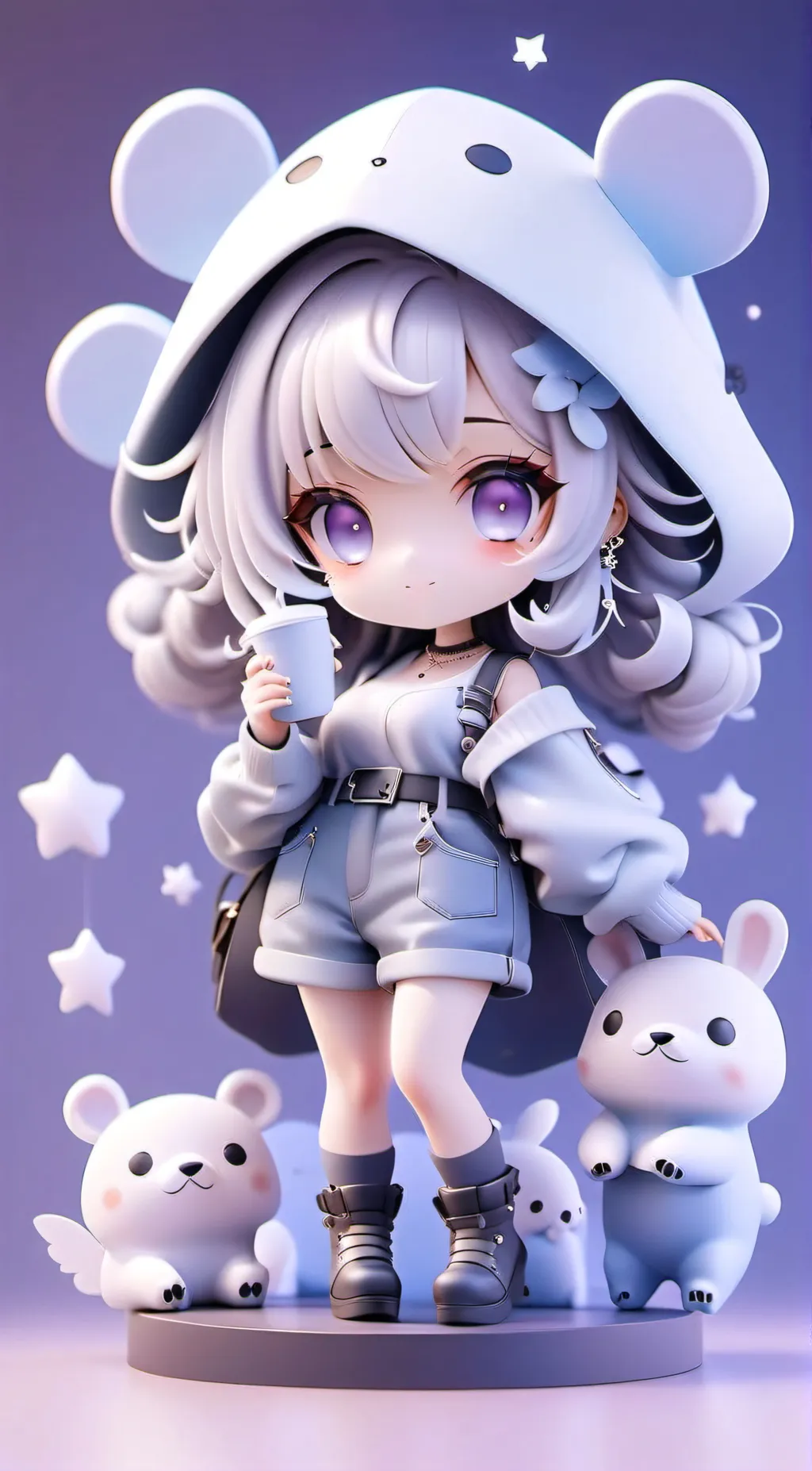 ai character: lily background