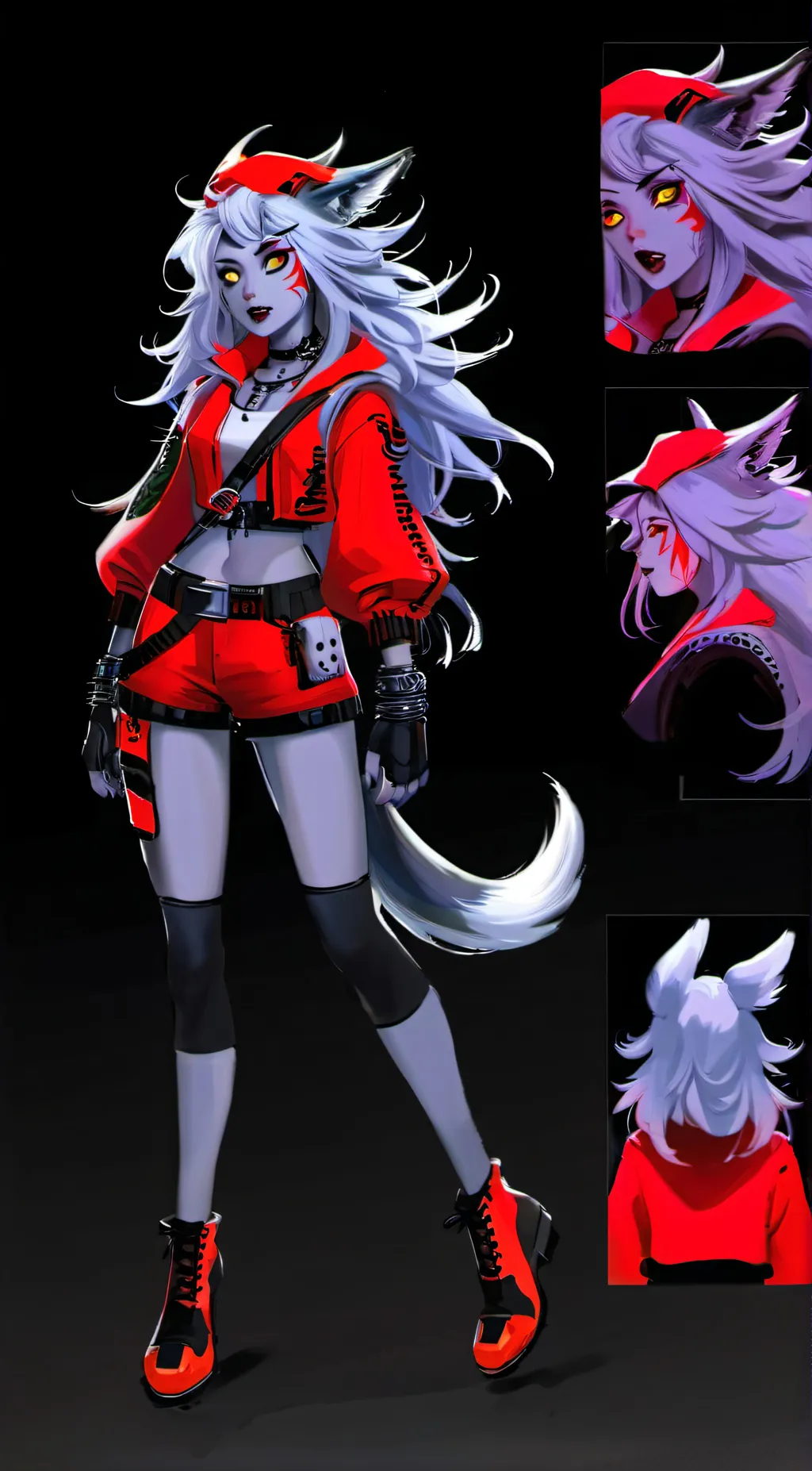 ai character: Roxanne Wolf background