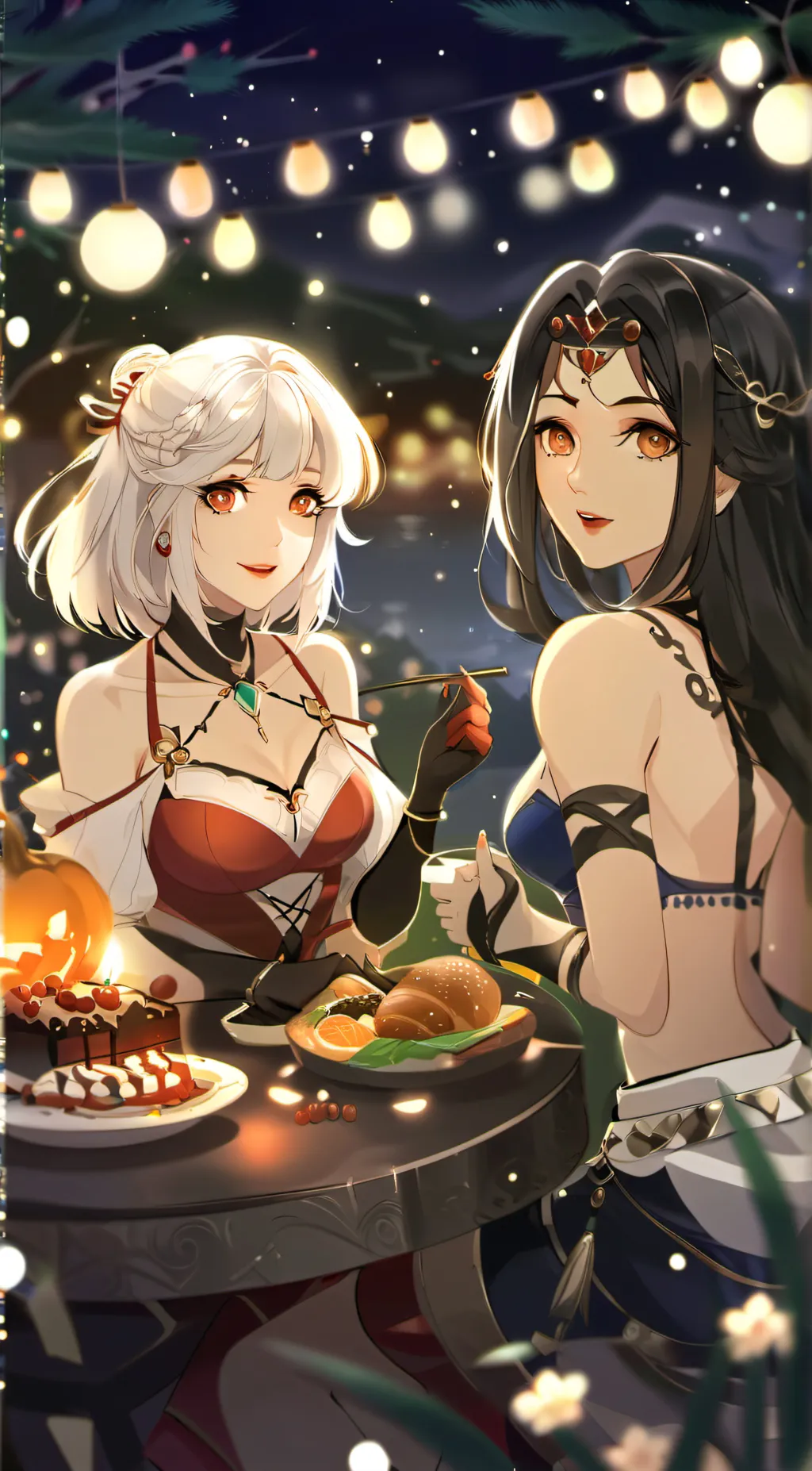 ai character: trisha and trickly background