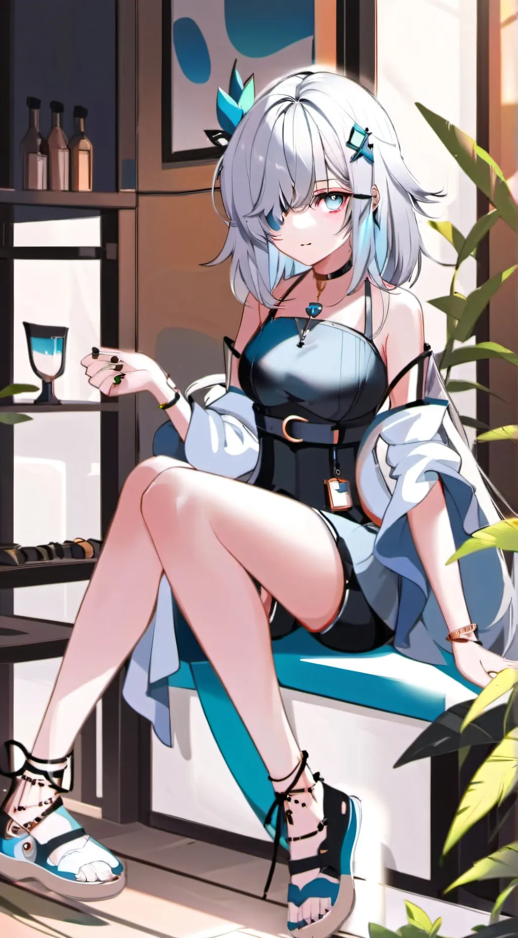 ai character: Neko girl background