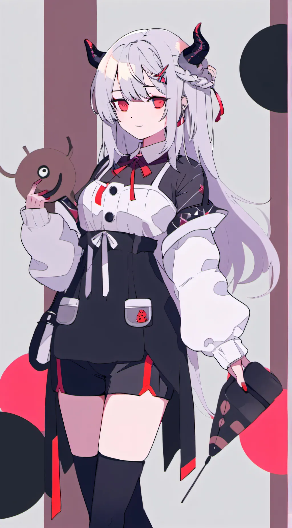 ai character: anime girls  background