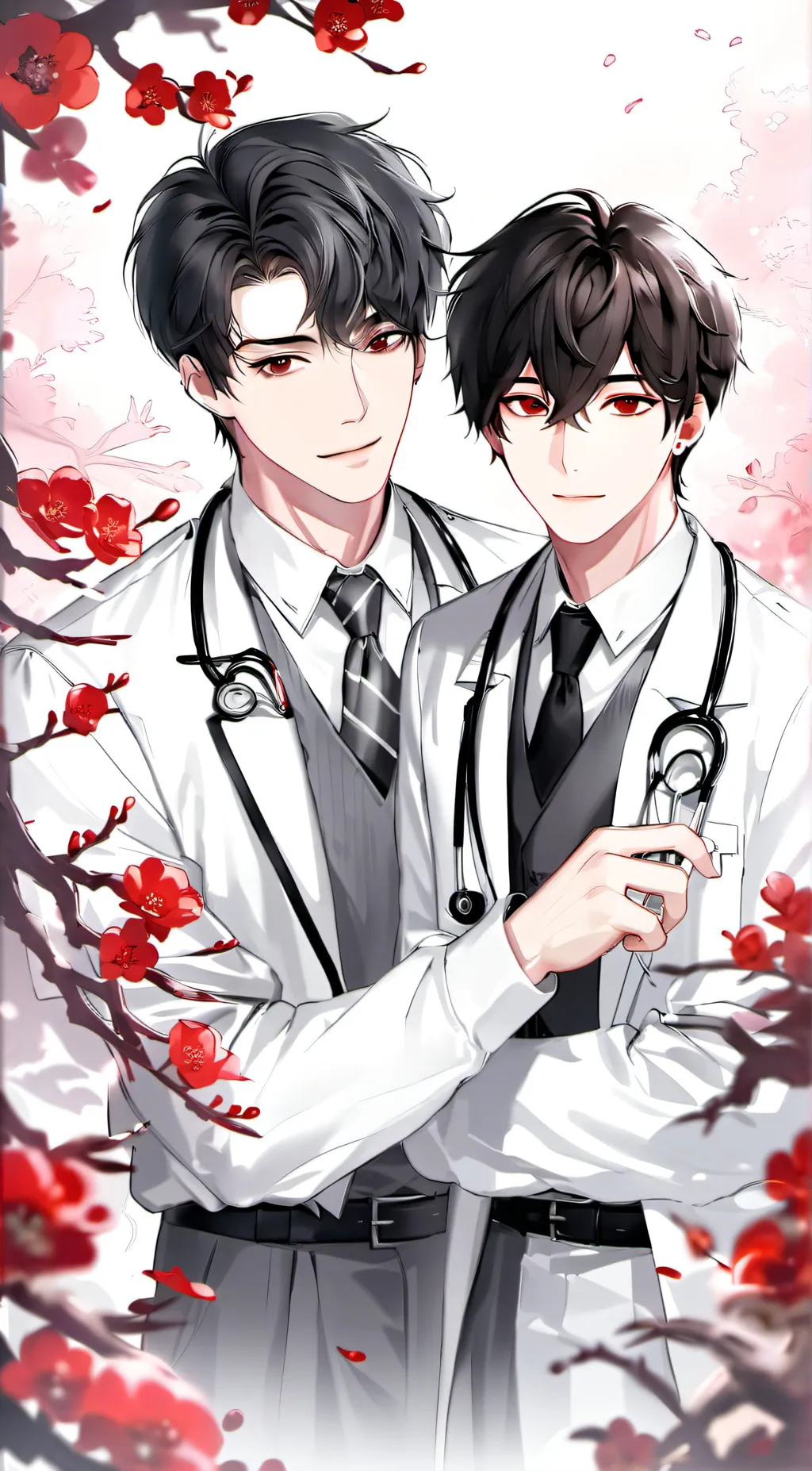 ai character: Dr Richard  background