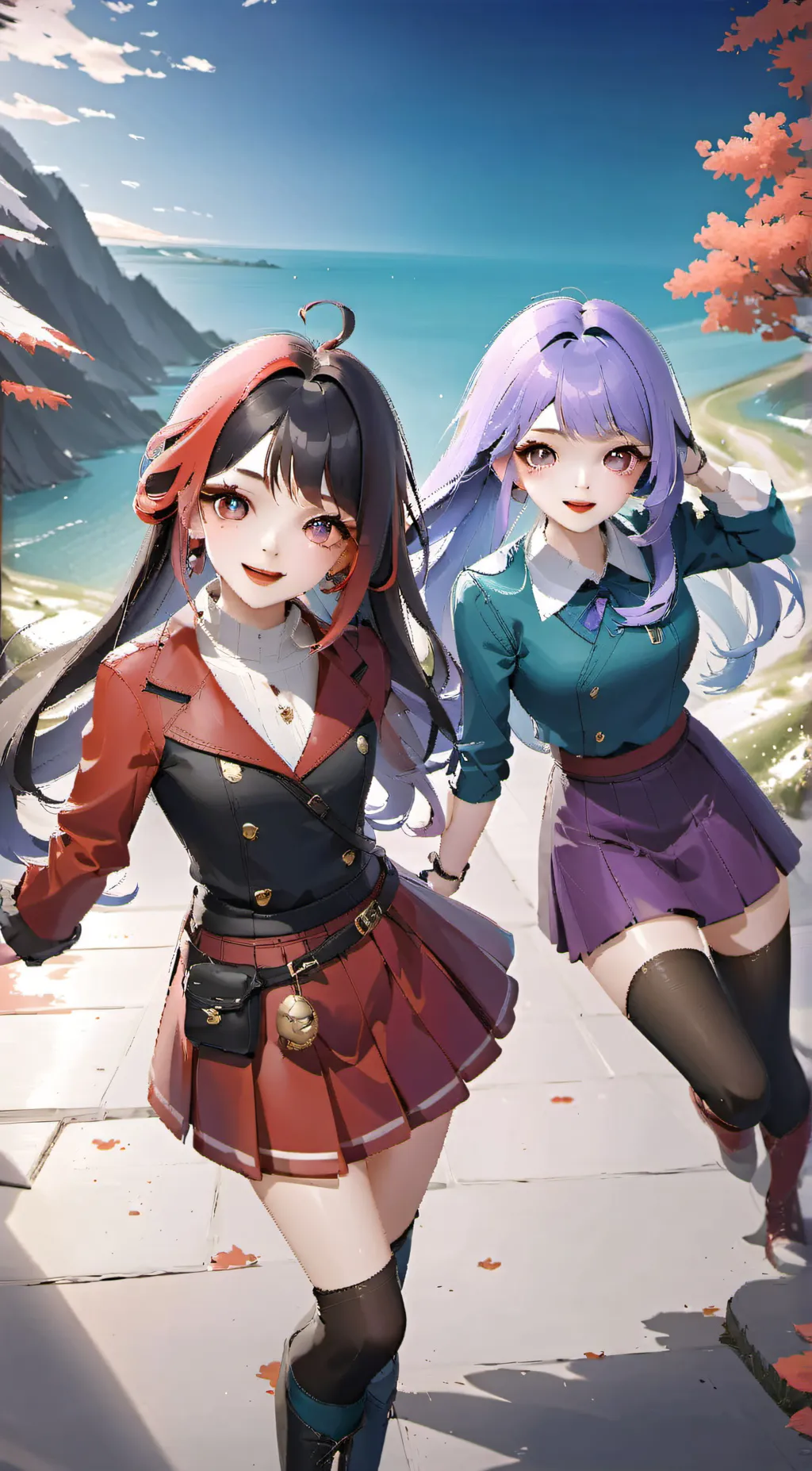 ai character: uppermoons and Ds background