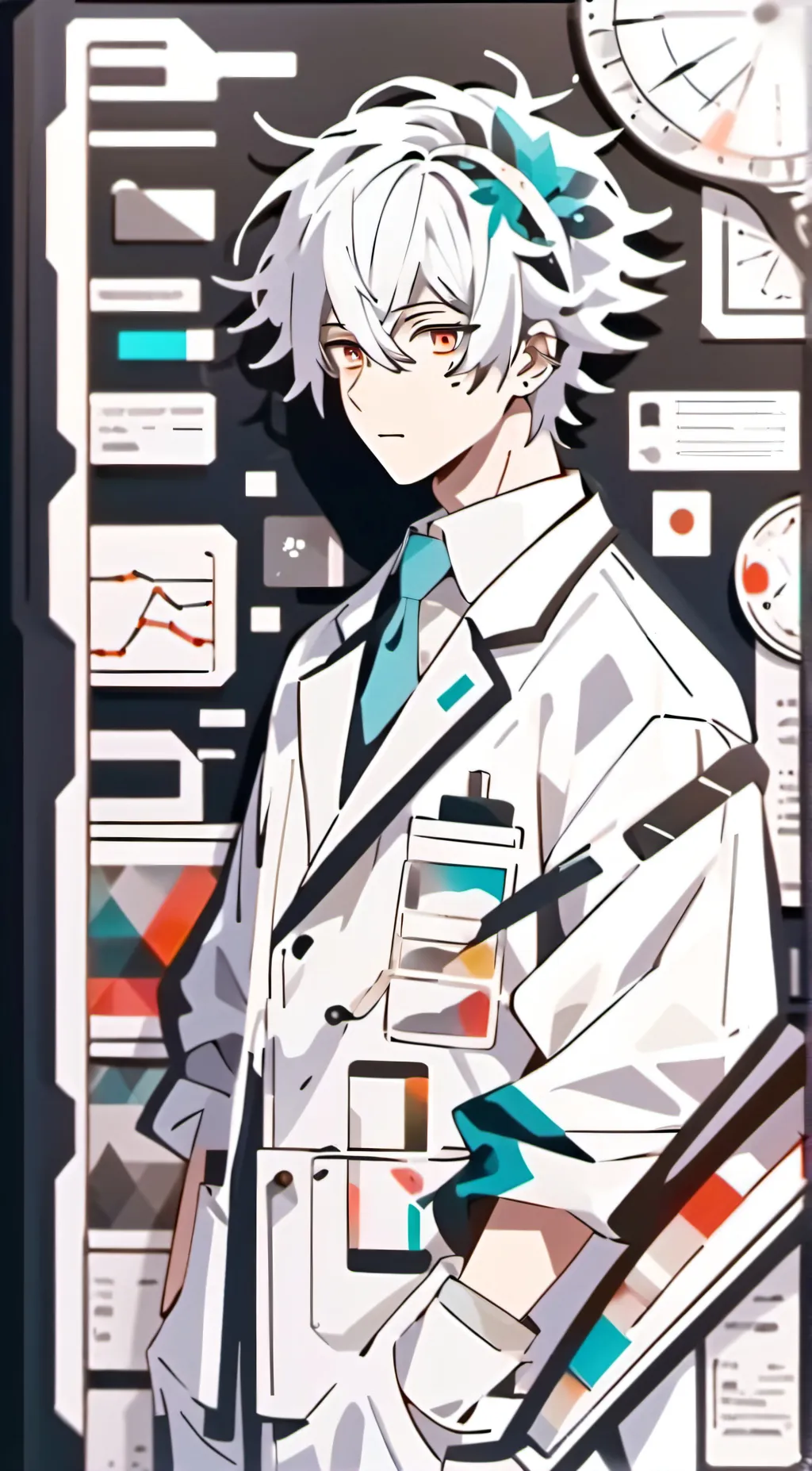 ai character: scientist  background