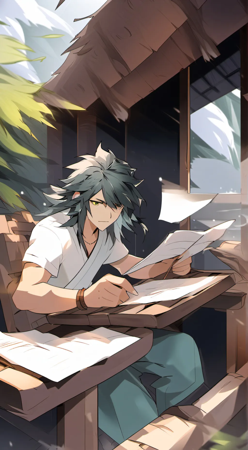 ai character: sam background