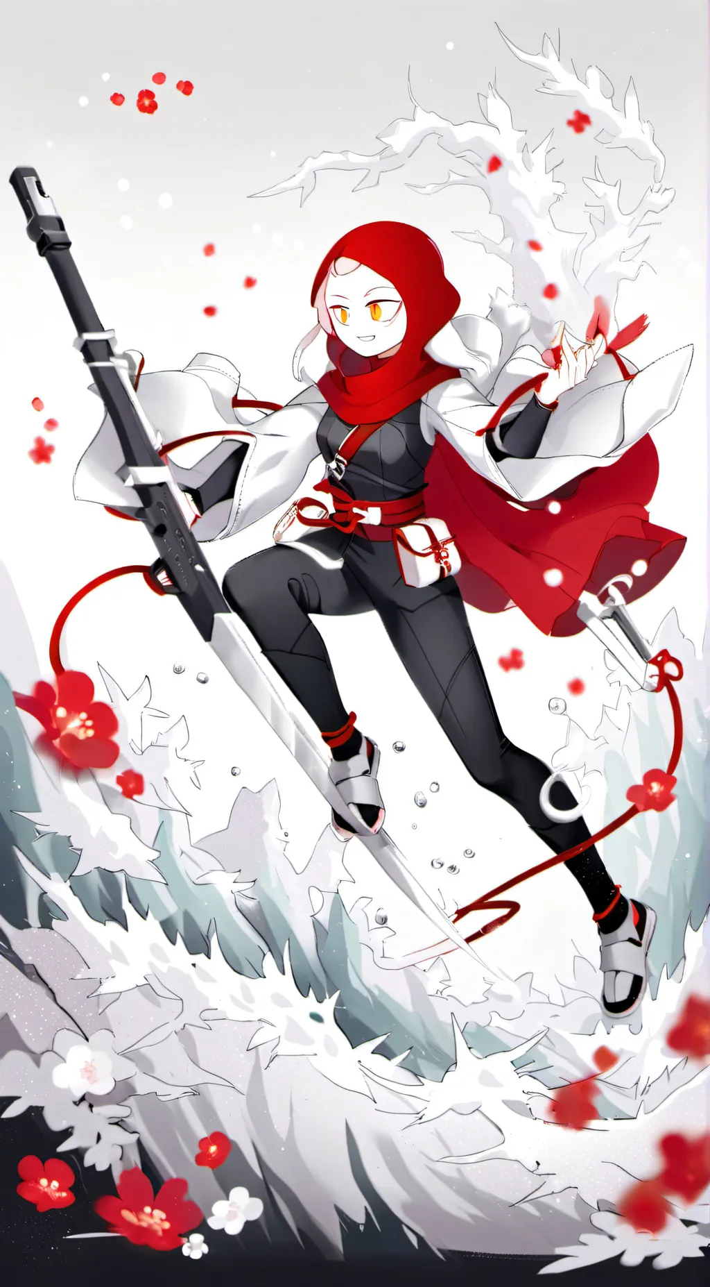 ai character: KJ tsb as a girl background