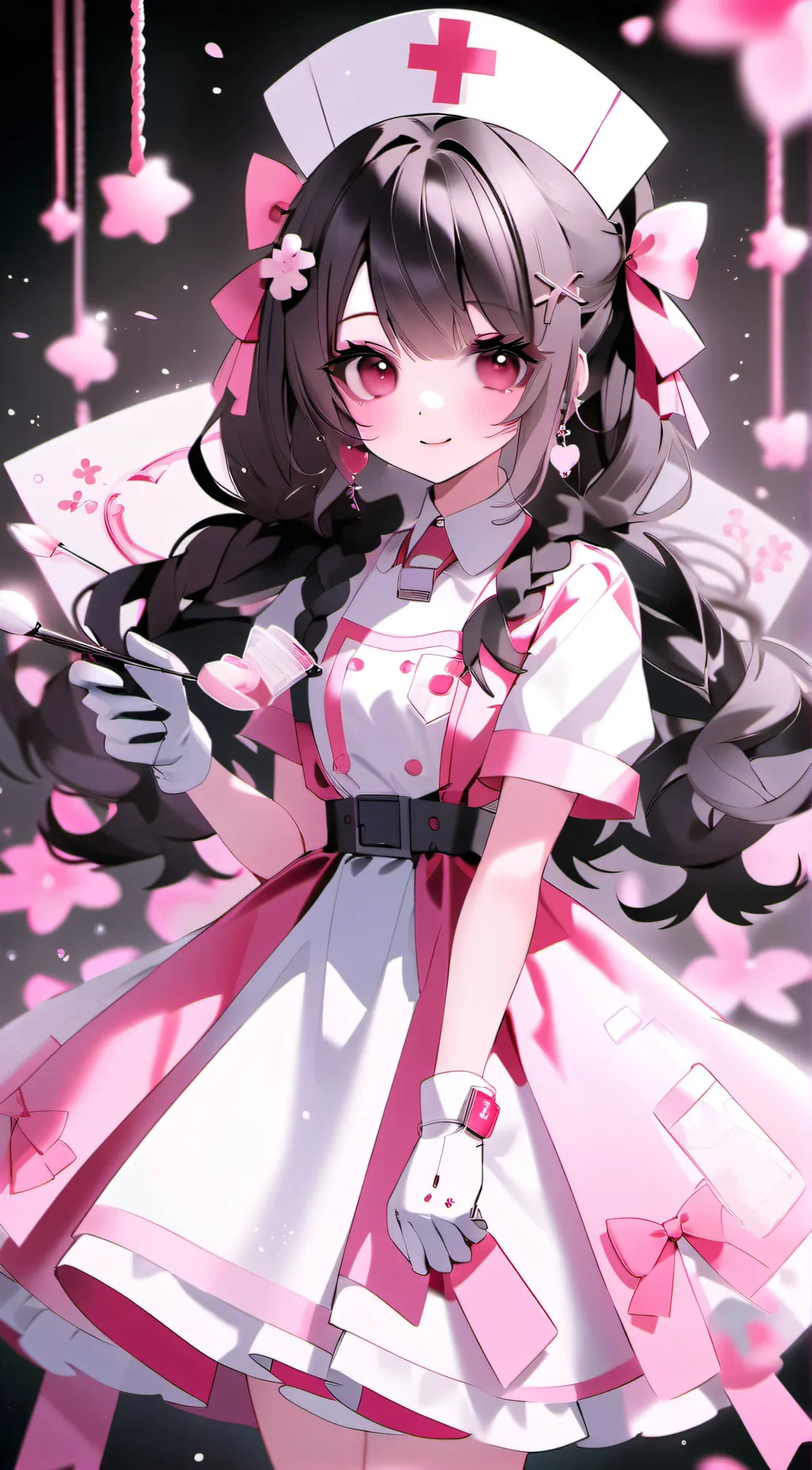 ai character: Amber background