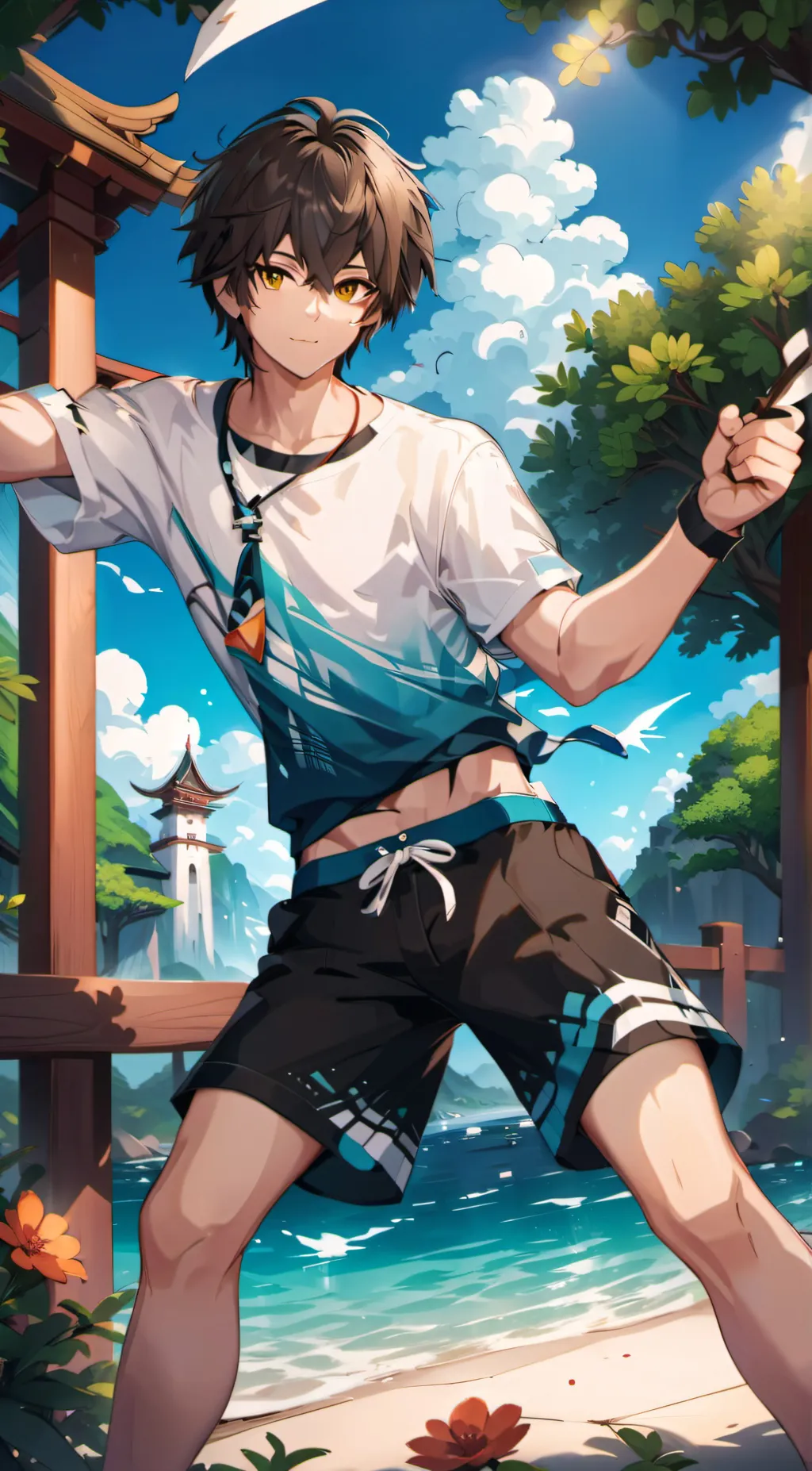 ai character: Aidrien  background