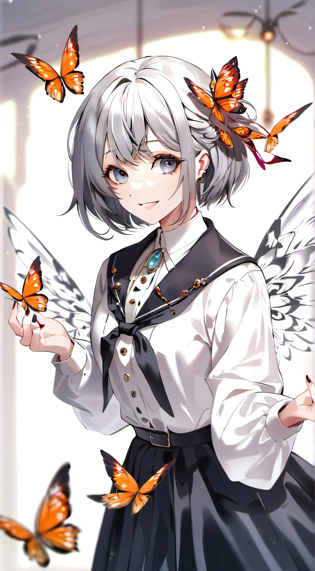 ai character: Serena background