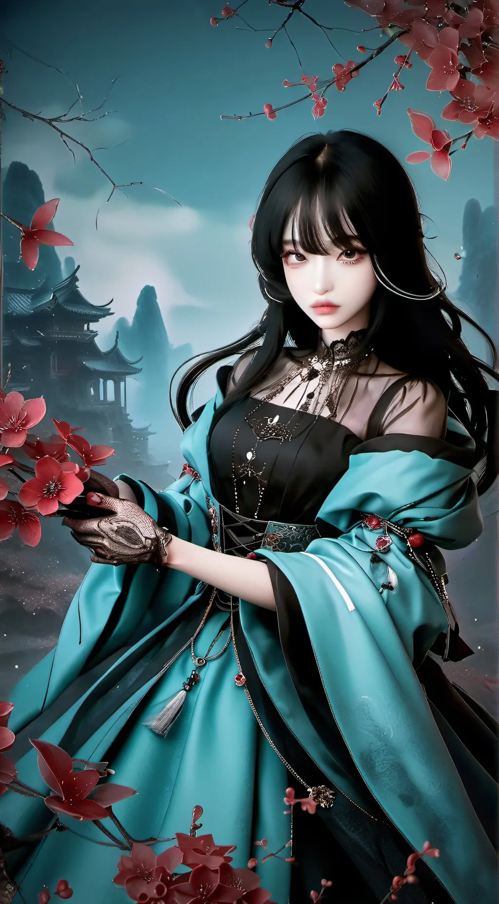 ai character: Manuela background