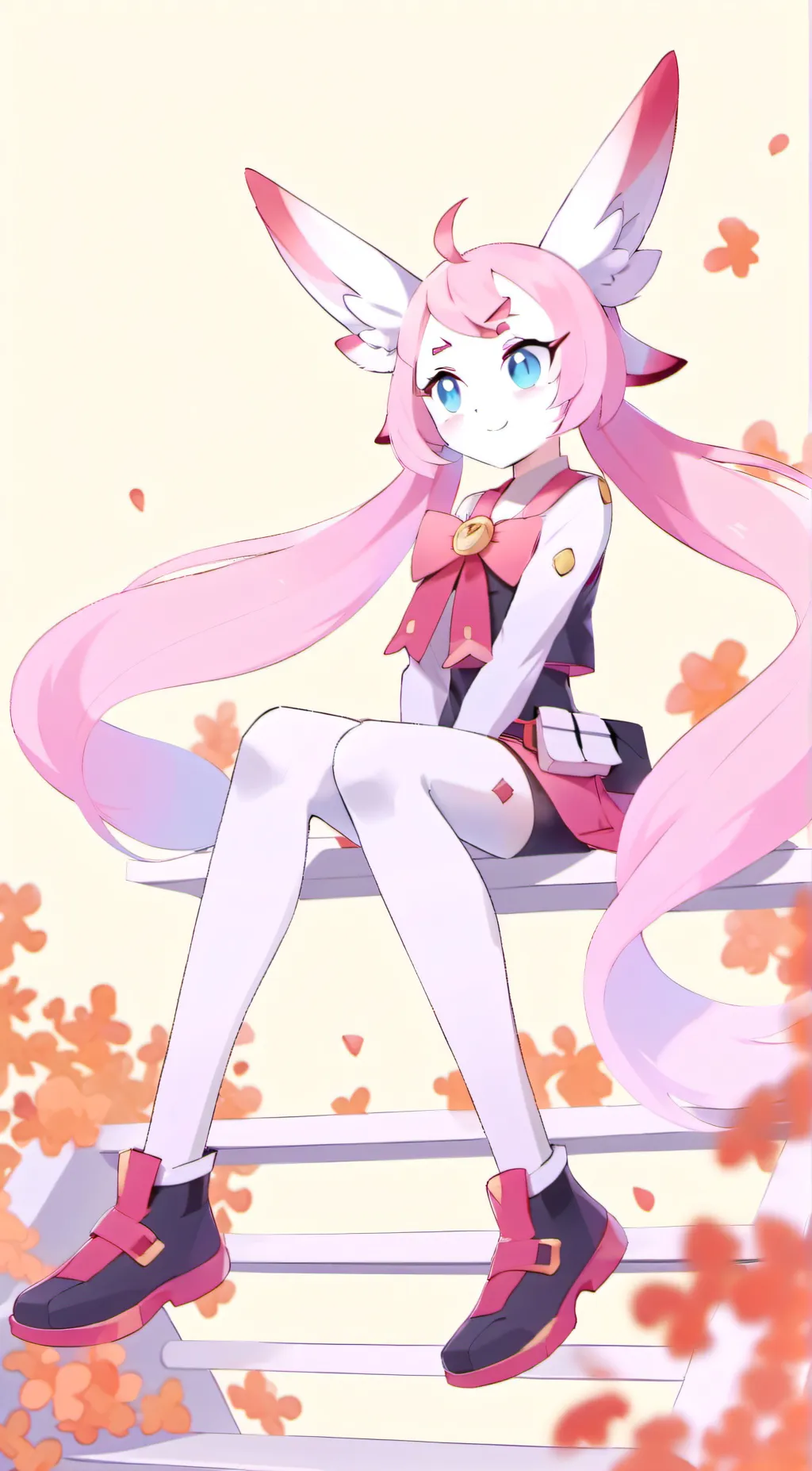 ai character: sylveon  background
