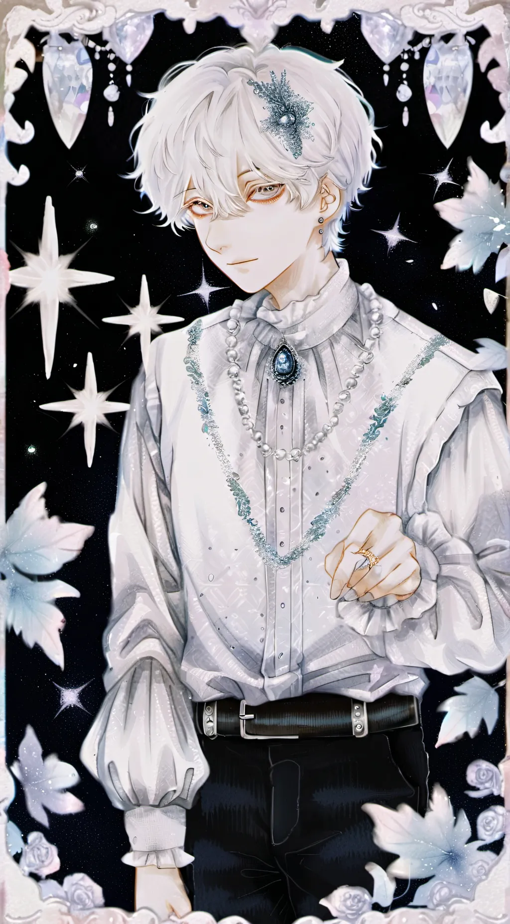 ai character: Diamond background