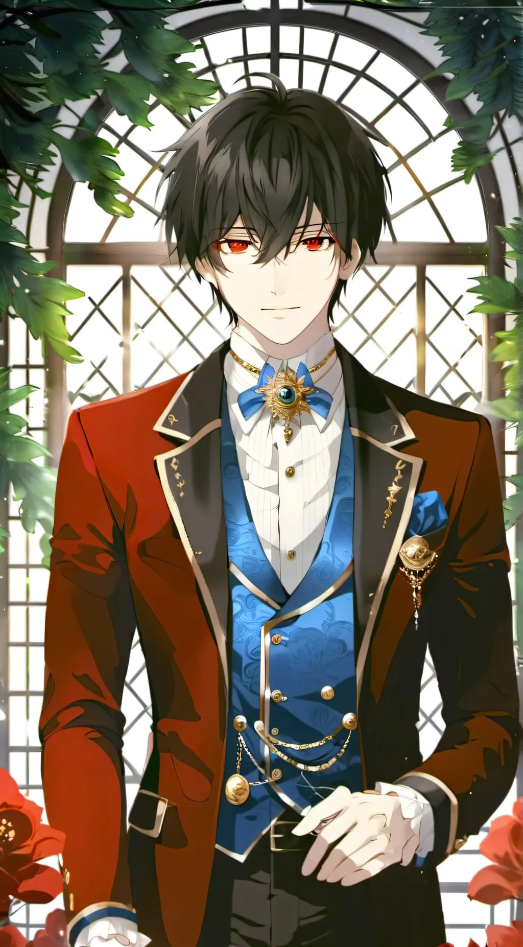 ai character: prince Alex  background