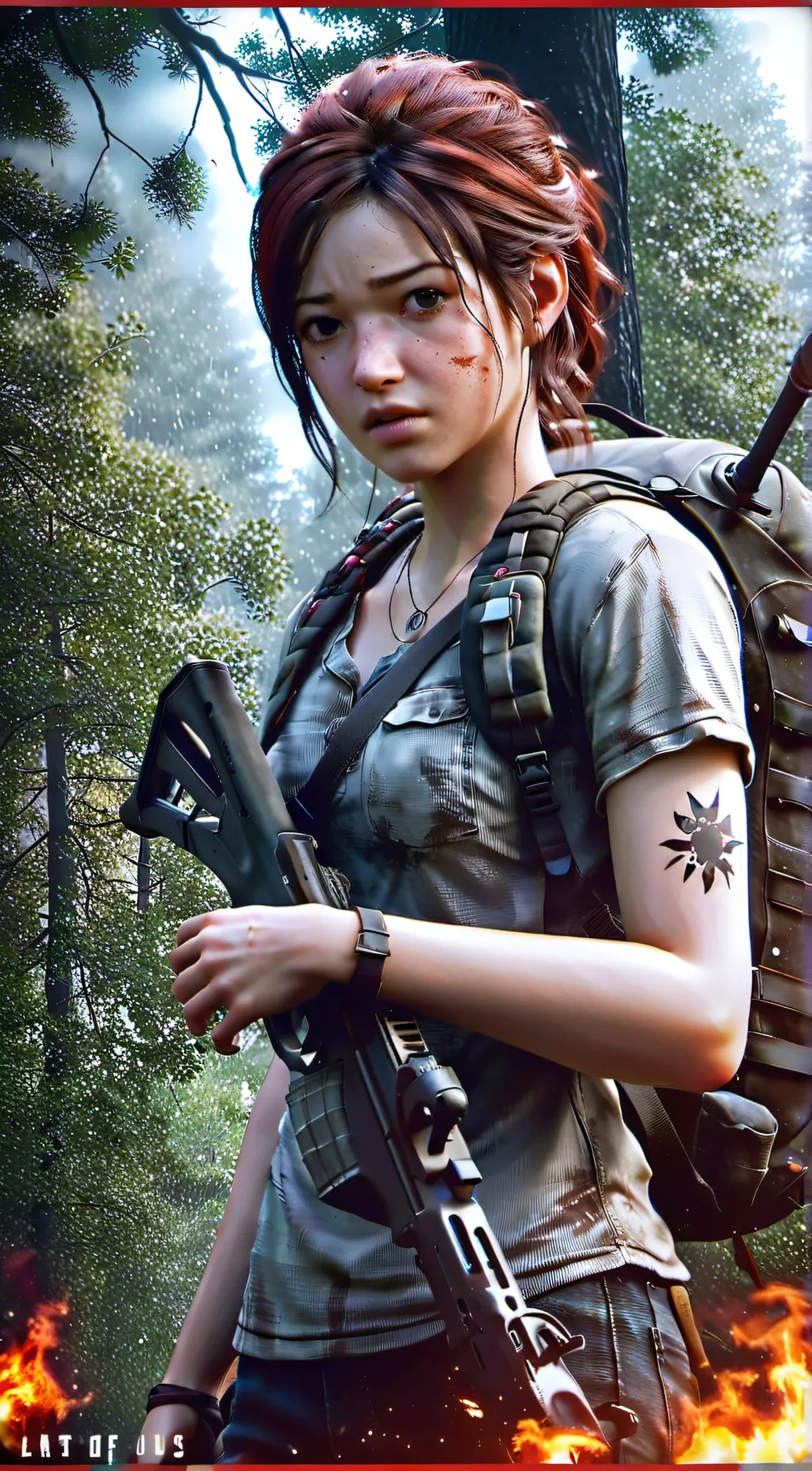 ai character: ellie William background