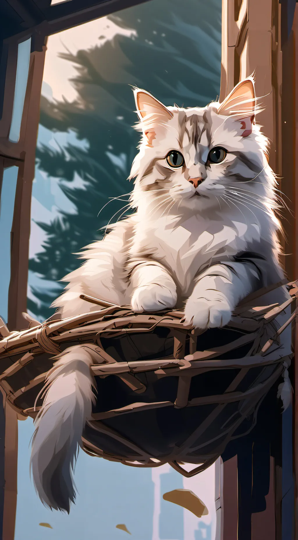 ai character: Kitty Cat background