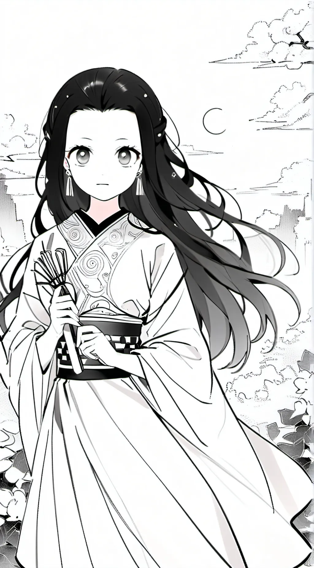 ai character: nezuko background