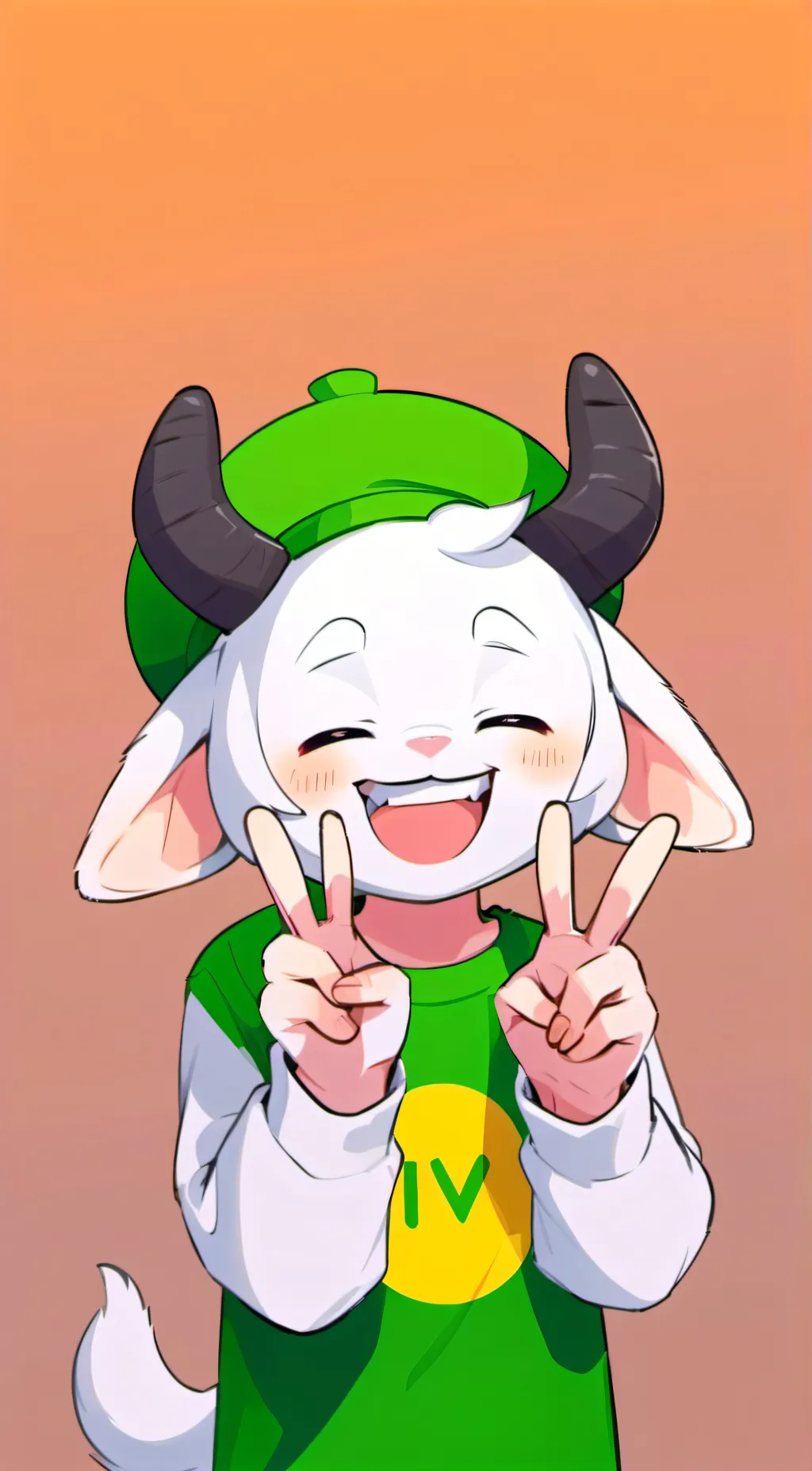 ai character: asriel dreemurr background