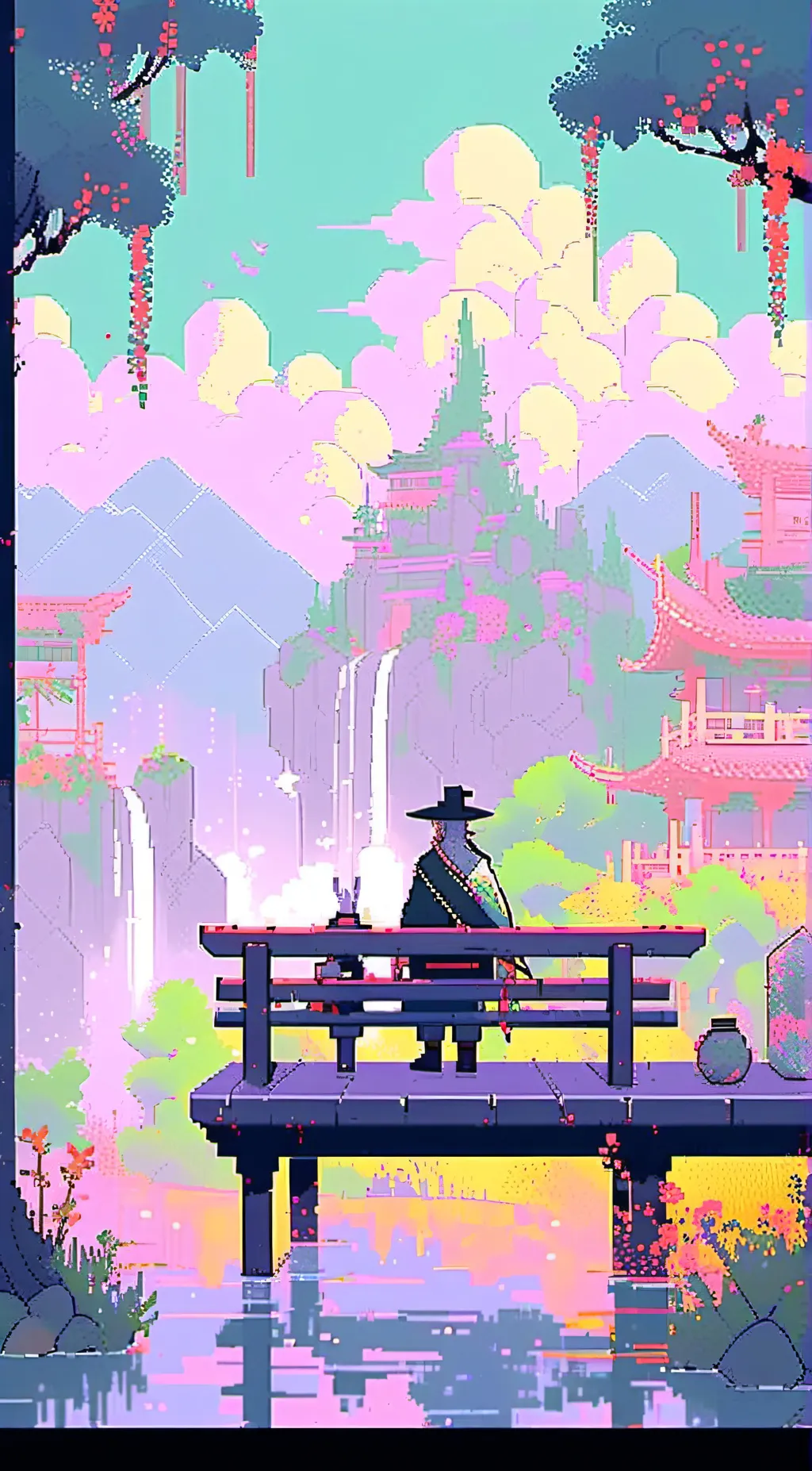 ai character: FPE on field trip2 background