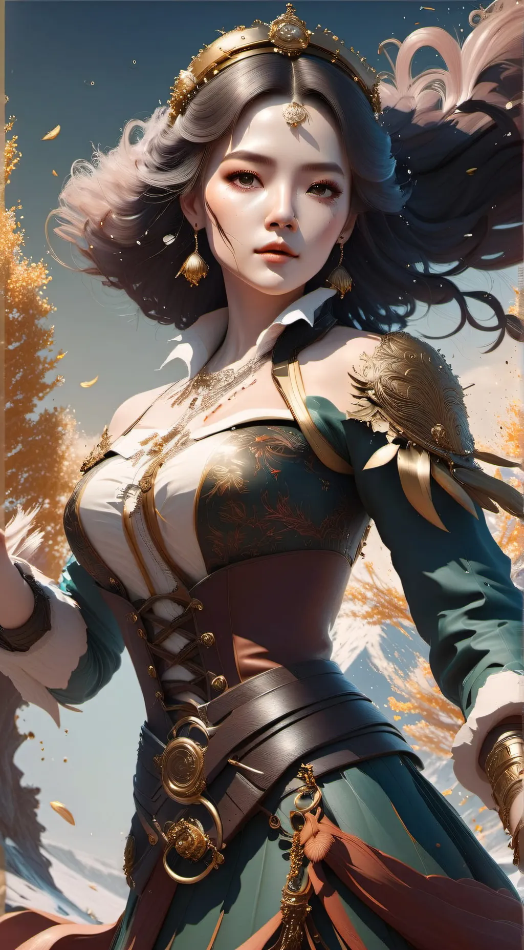 ai character: Luna background