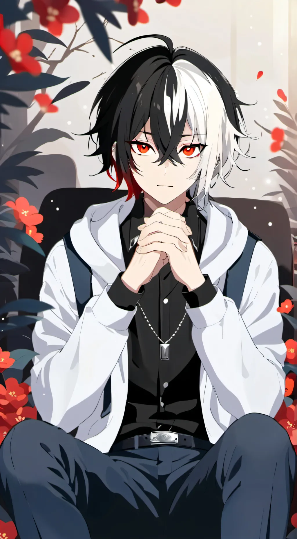 ai character: Satoru gojo background