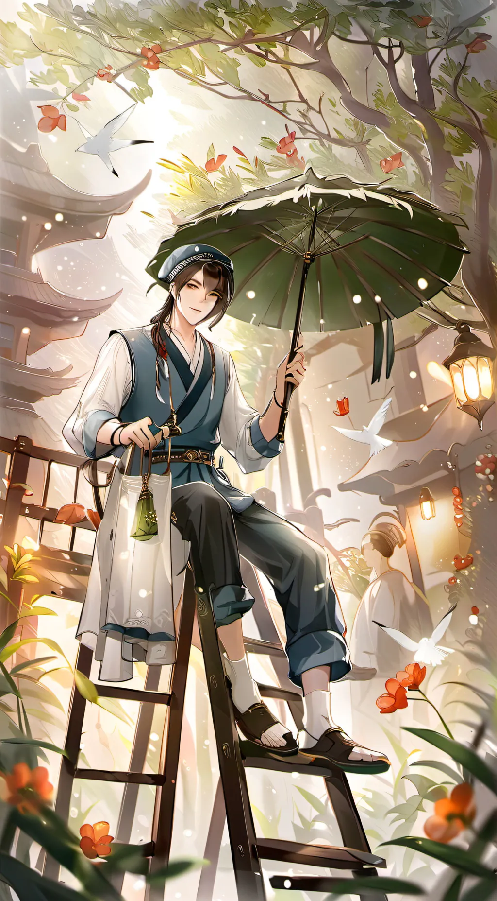 ai character: ask me anything background