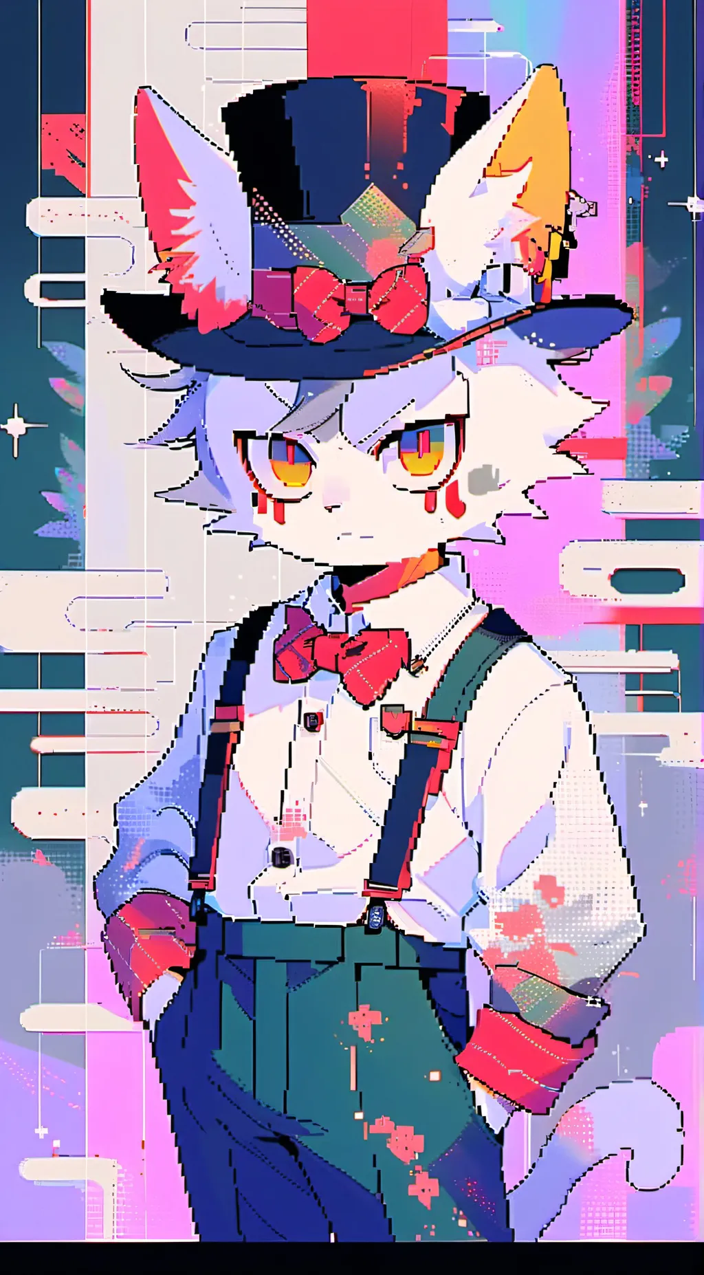 ai character: dusk background