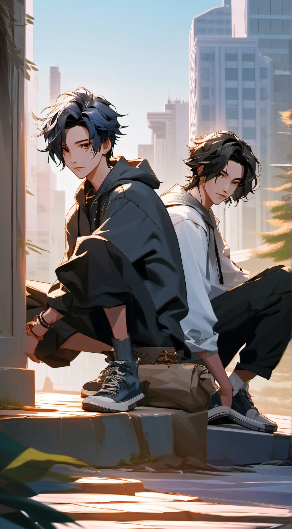 ai character: Max and dane background