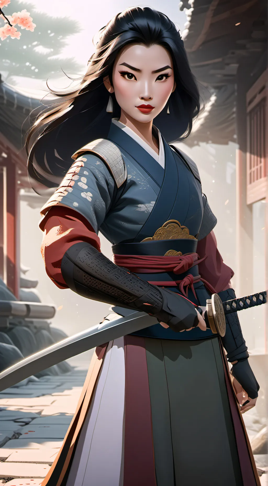 ai character: Mulan background