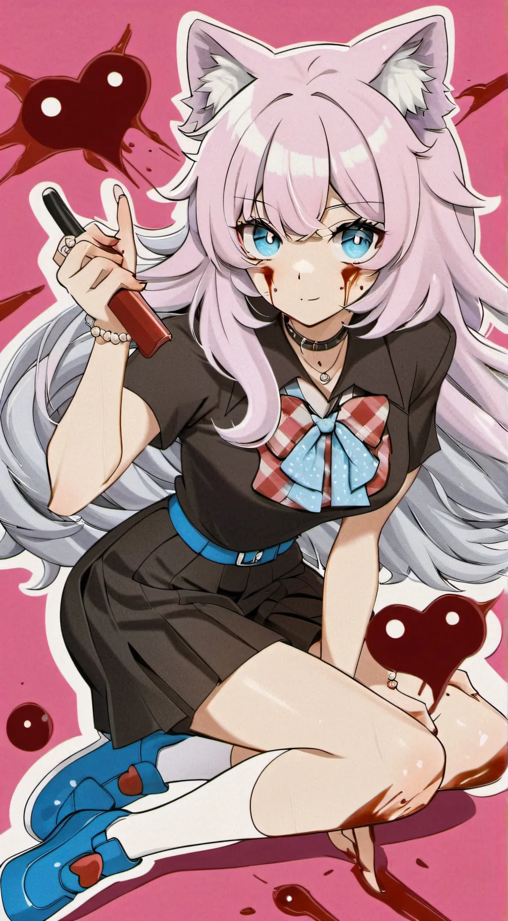 ai character: Kat background