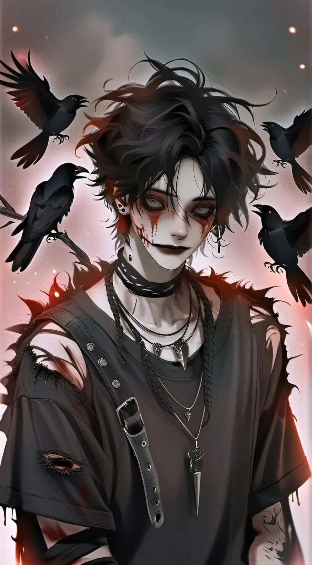 ai character: Ghost Boy background