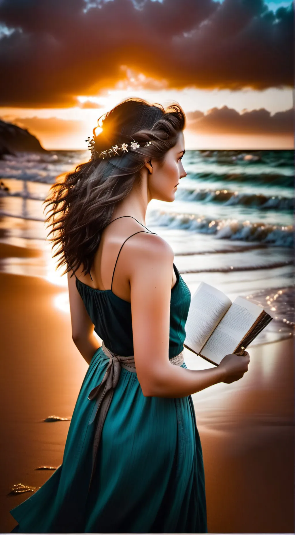 ai character: Paige  background