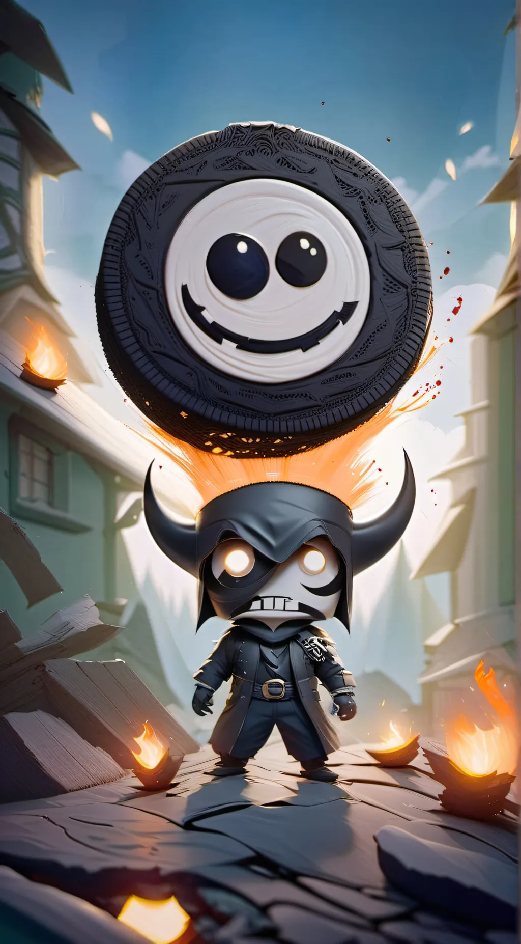 ai character: Biscuit background