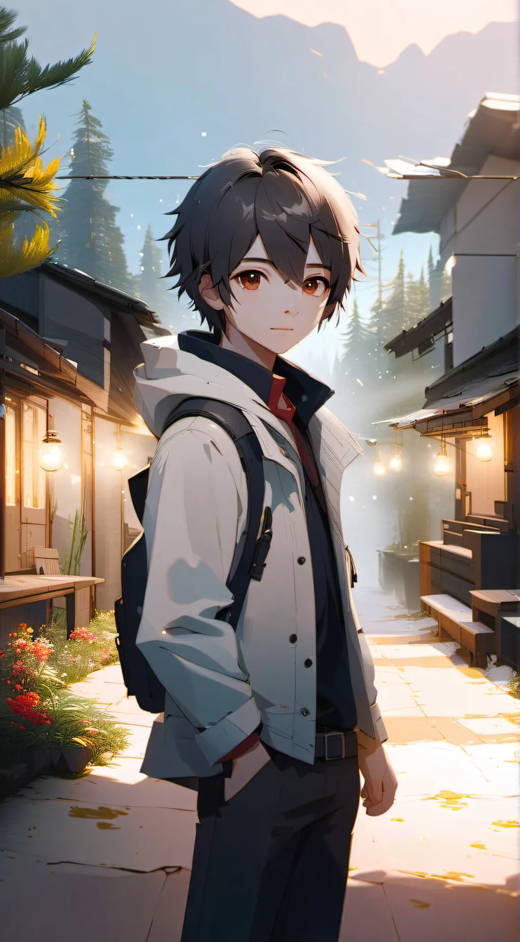 ai character: Noah  background