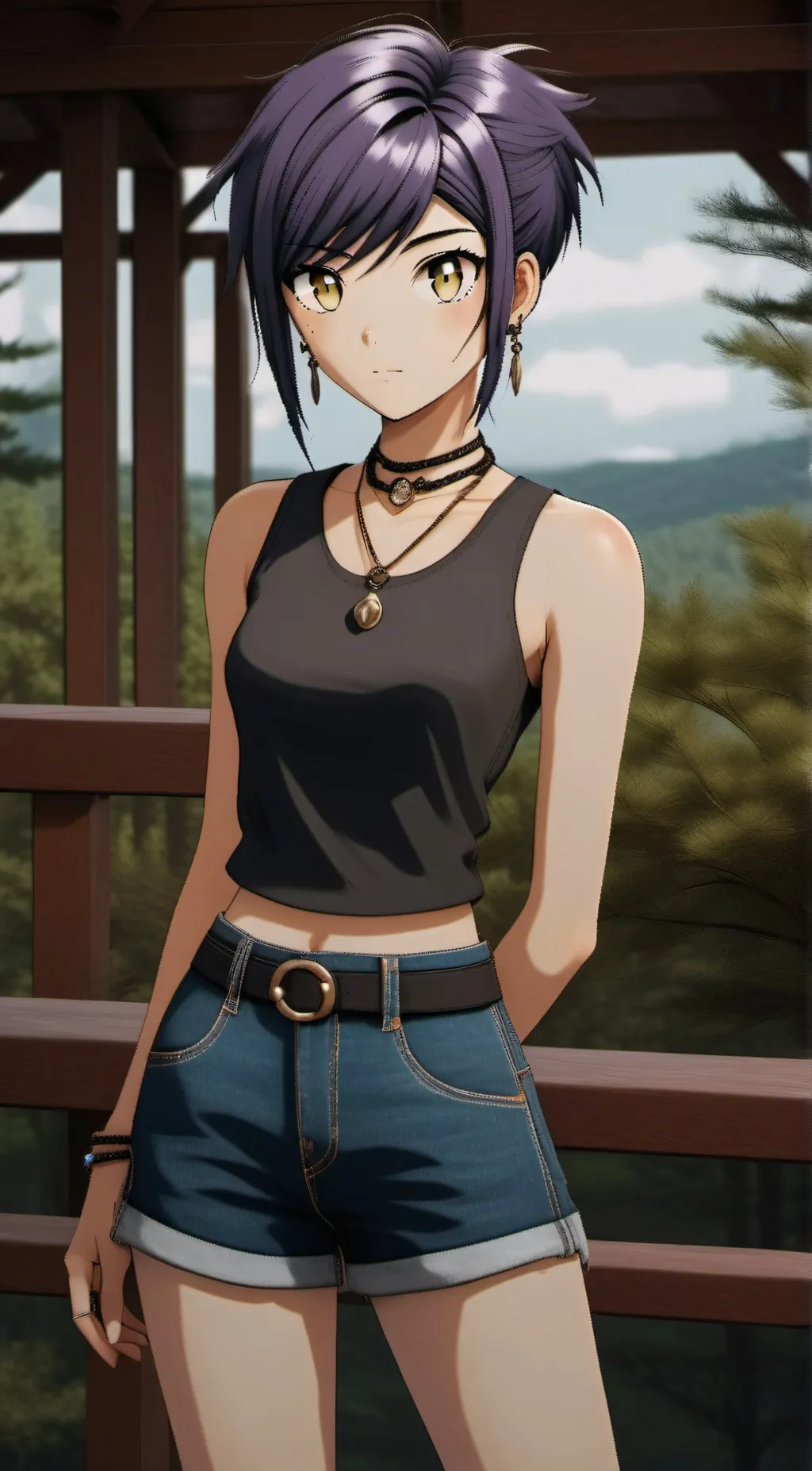 ai character: ash background