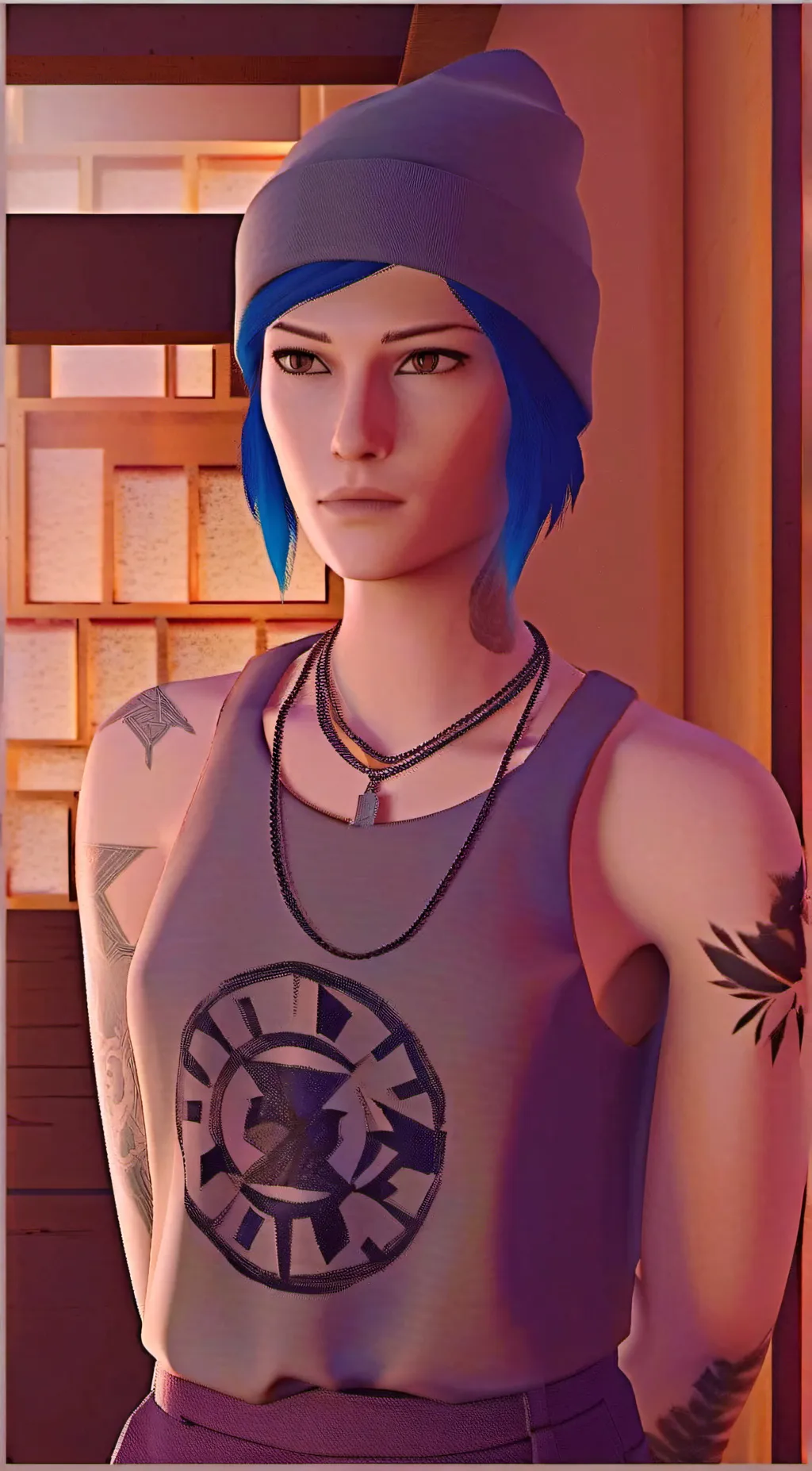 ai character: Chole Price  background