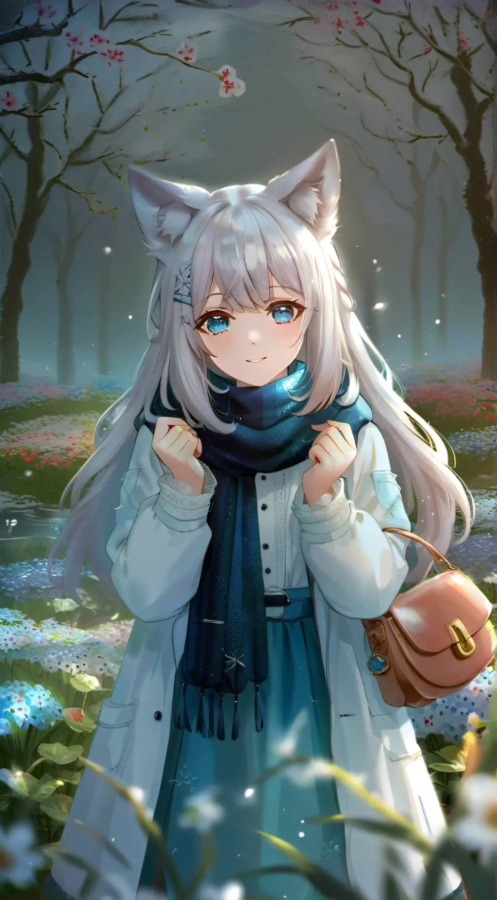 ai character: sky background